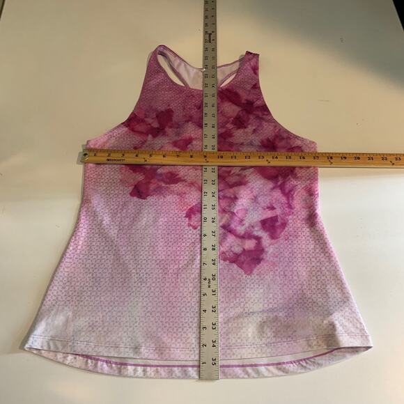 Prana Tank Top Womens XL Extra Large Ombre Boost Print Racerback Performance - Picture 7 of 12